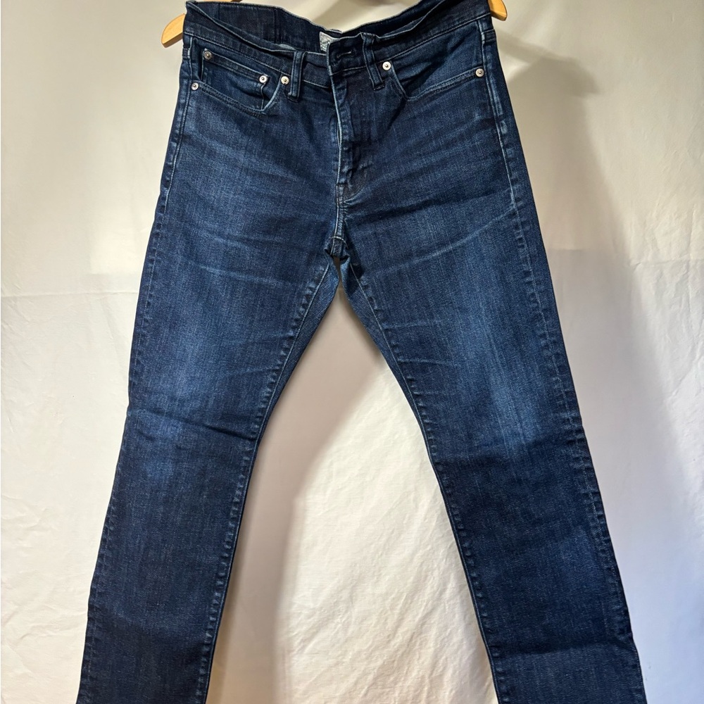 J. Crew Dark Indigo Straight 770 Fit Jeans